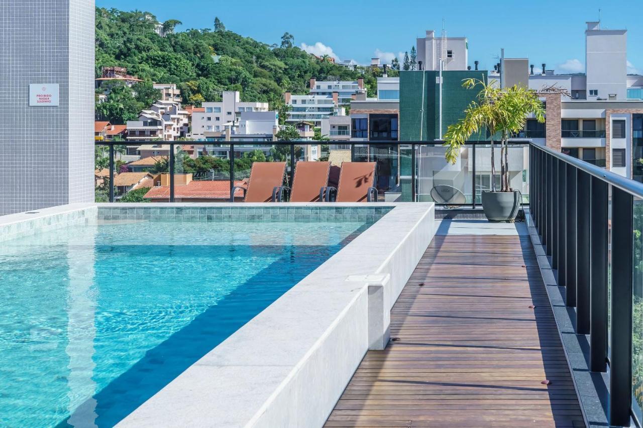 Adra 106 - Apartamento No Centro De Bombinhas - Rooftop Com Piscina E Academia - A Poucos Metros Da Praia - Dış mekan fotoğraf